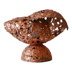 Tukiainen Aimo Ossi Kalevi, Tischlampe mit Muschelschale für Oy Moonlight Finnland, 1970er Jahre