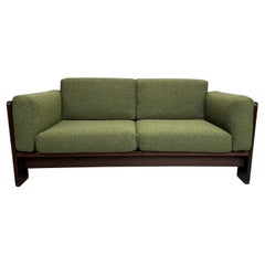 Tobia Scarpa new Green Boucle "Bastiano" 2-Seater Sofa for Knoll, 1960s, Italy
