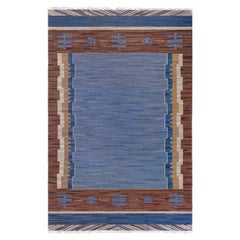 Tappeto Doris Leslie Blau Vintage Swedish Flat Woven di Johanna Bruns Vavskola