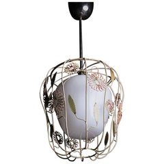 Ceiling lamp by Gunnar Eklöf for Corona belysningskultur, Sweden, 1940s