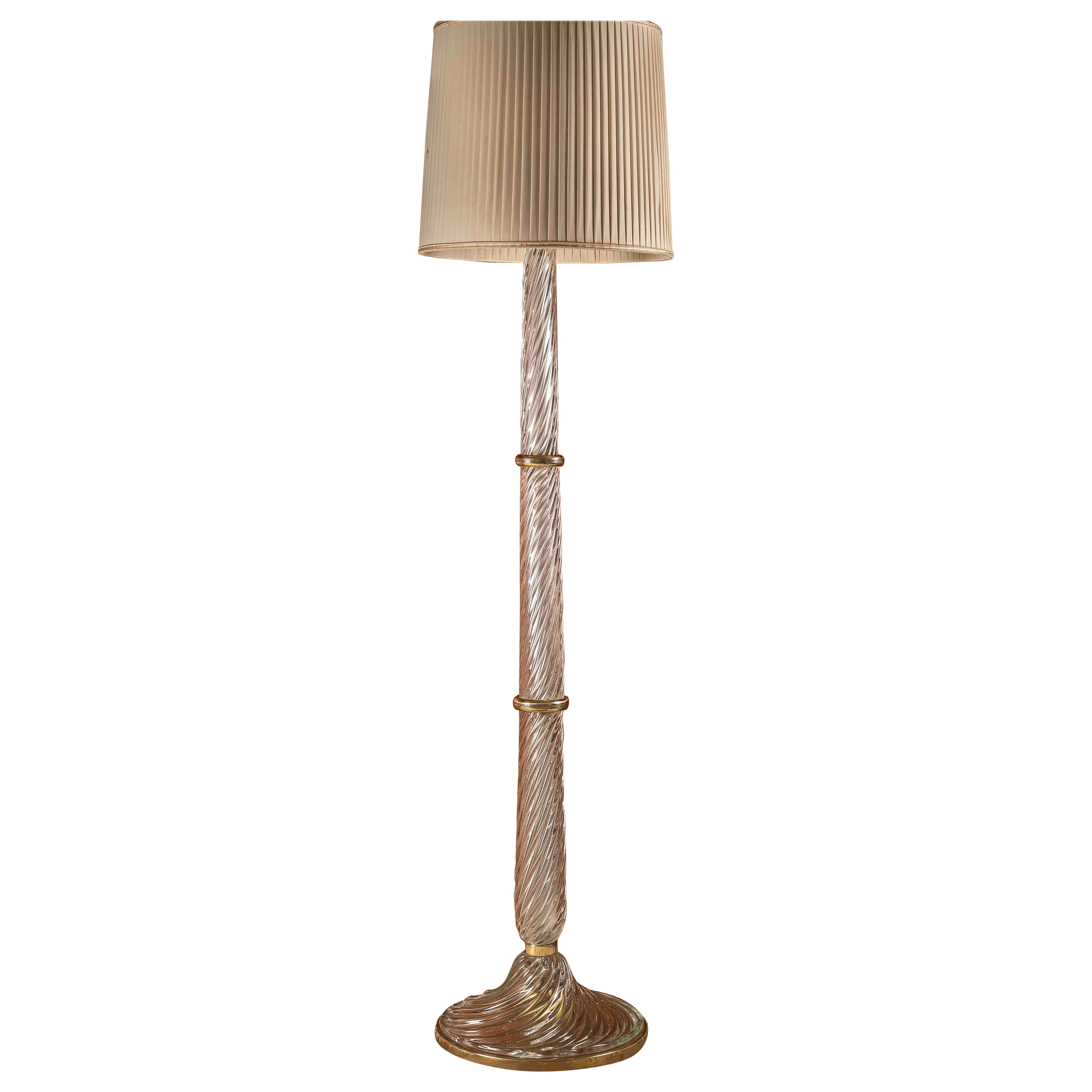 Lampada da terra di Carlo Scarpa per Venini, Murano, anni '30. Design/One n.502
