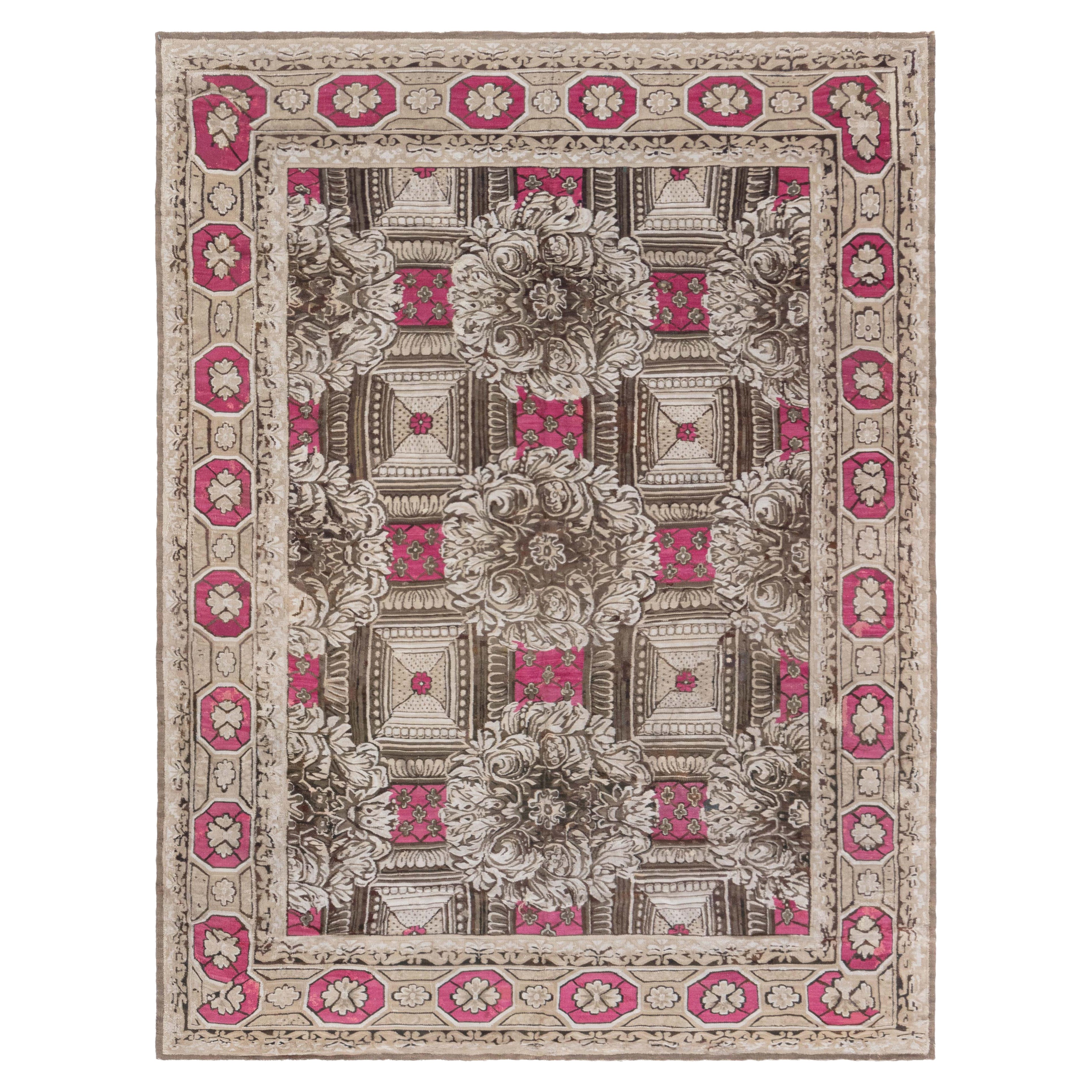 Doris Leslie Blau 19th Century Ukrainian Handwoven Wool Carpet