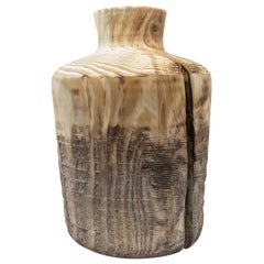 Vaso in Wood Wood tornito 'Alberi Short' Made in Italy