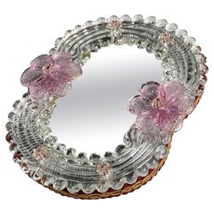 Original Small Murano glass mirror, Italy 1950s