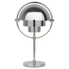 Louis Weisdorf 'Multi-Lite' Portable Table Lamp in Chrome for GUBI