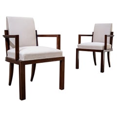 Early-20th Century Art Deco Armchairs, France