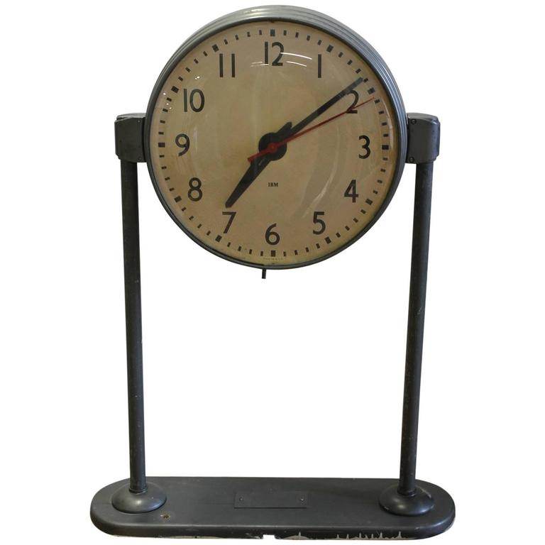 Vintage School Double Sided Clock at 1stDibs double face clock