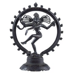 Hindu bronze sculpture of Shiva. Probably 19th C.