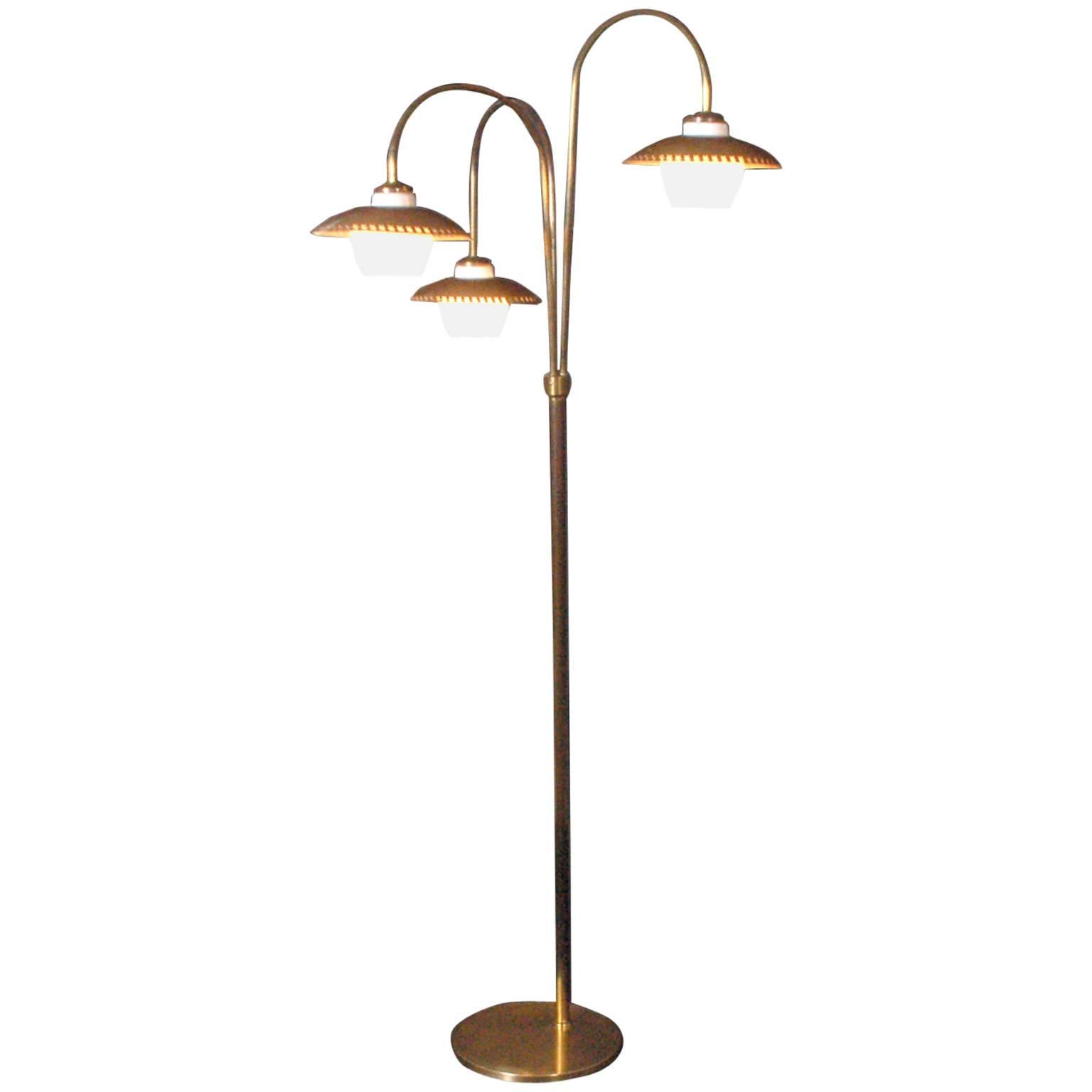 Floor Lamp Attributed to Bent Karlby