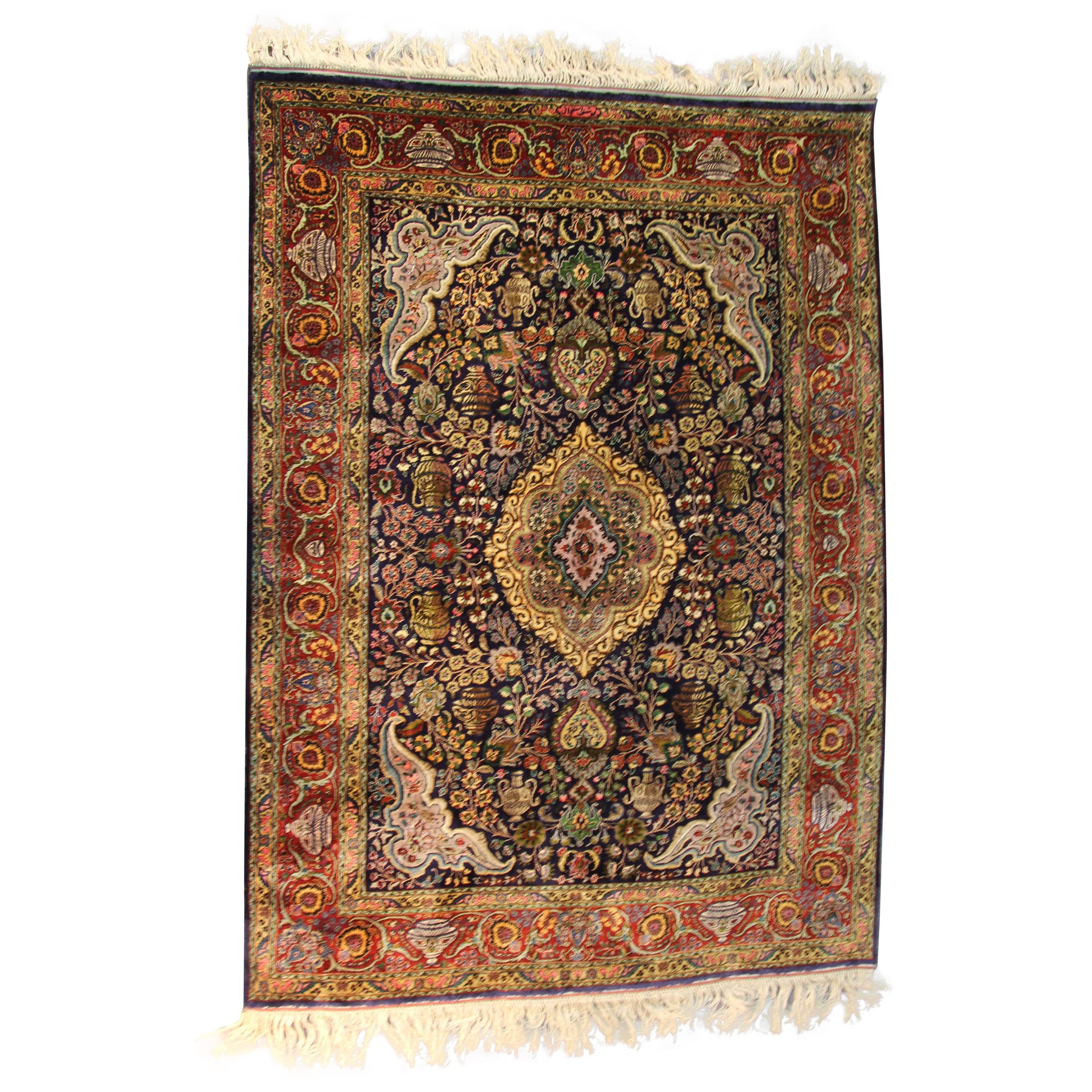 Museum Quality Vintage Persian Rug For Sale