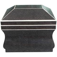 Shagreen Bomb Box inspired by Karl Springer 8