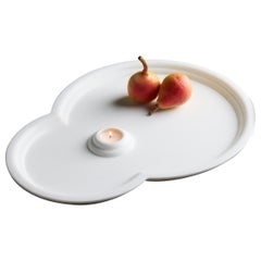 Centre de table Otto en marbre Statuario blanc par Solmistudio, édition limitée à 8 exemplaires