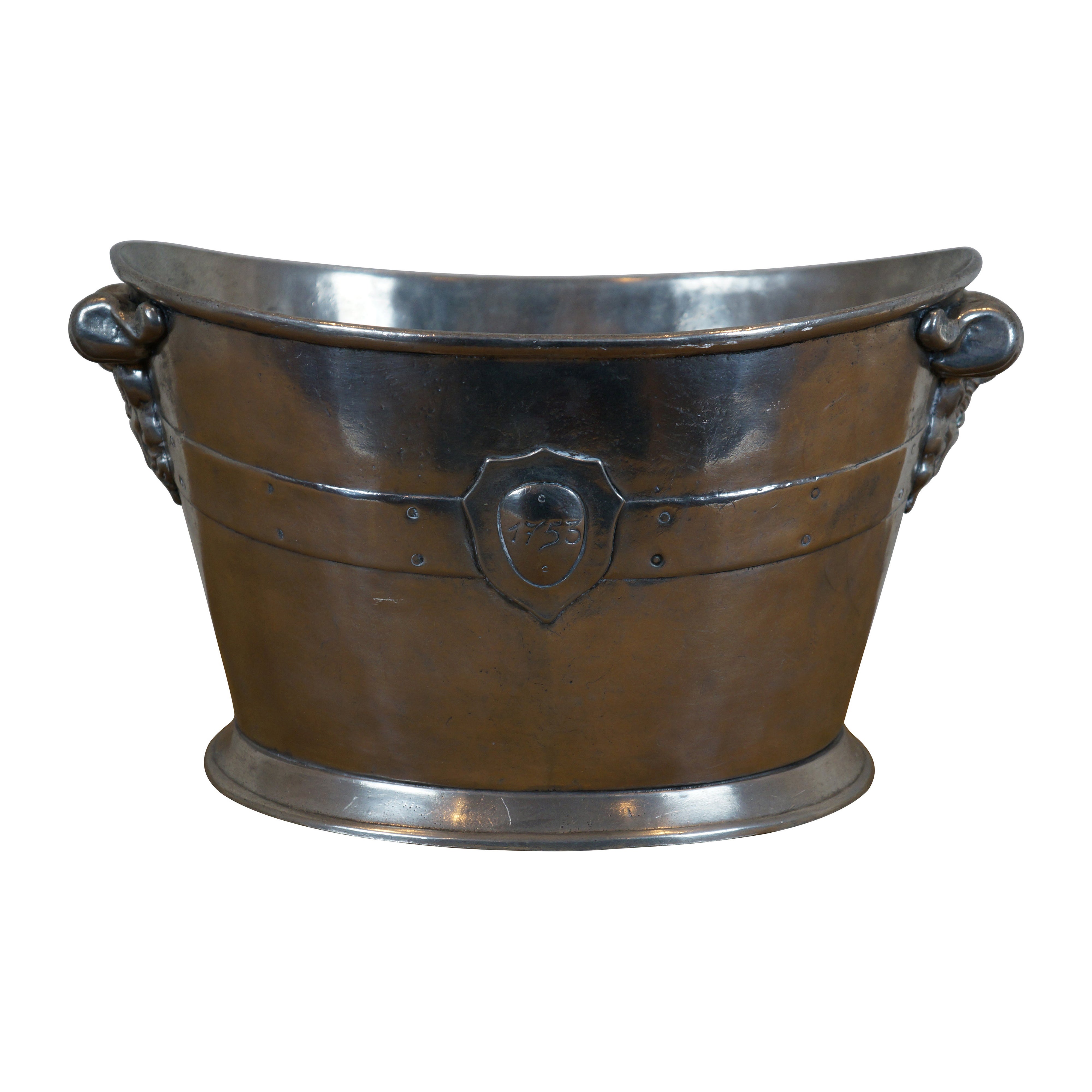 Arte Italica Pewter Bacchus Dionysus Ice Bucket Wine Champagne Chiller 15"