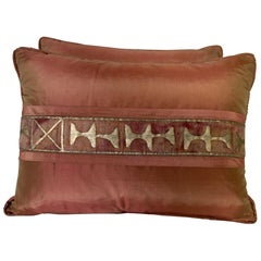 Vintage Pair of Petite Fortuny Pillows