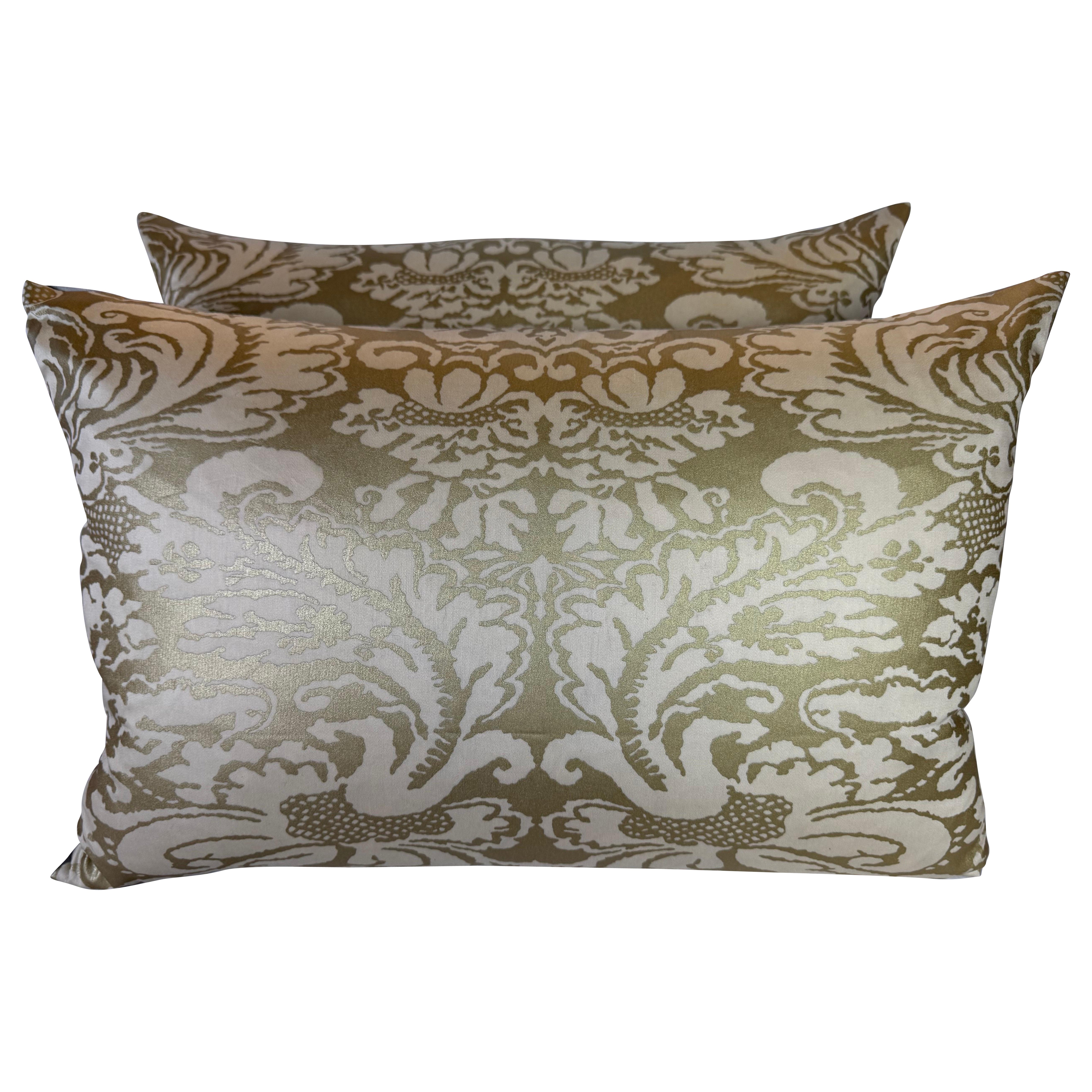 Pair of Fortuny Textile Pillows