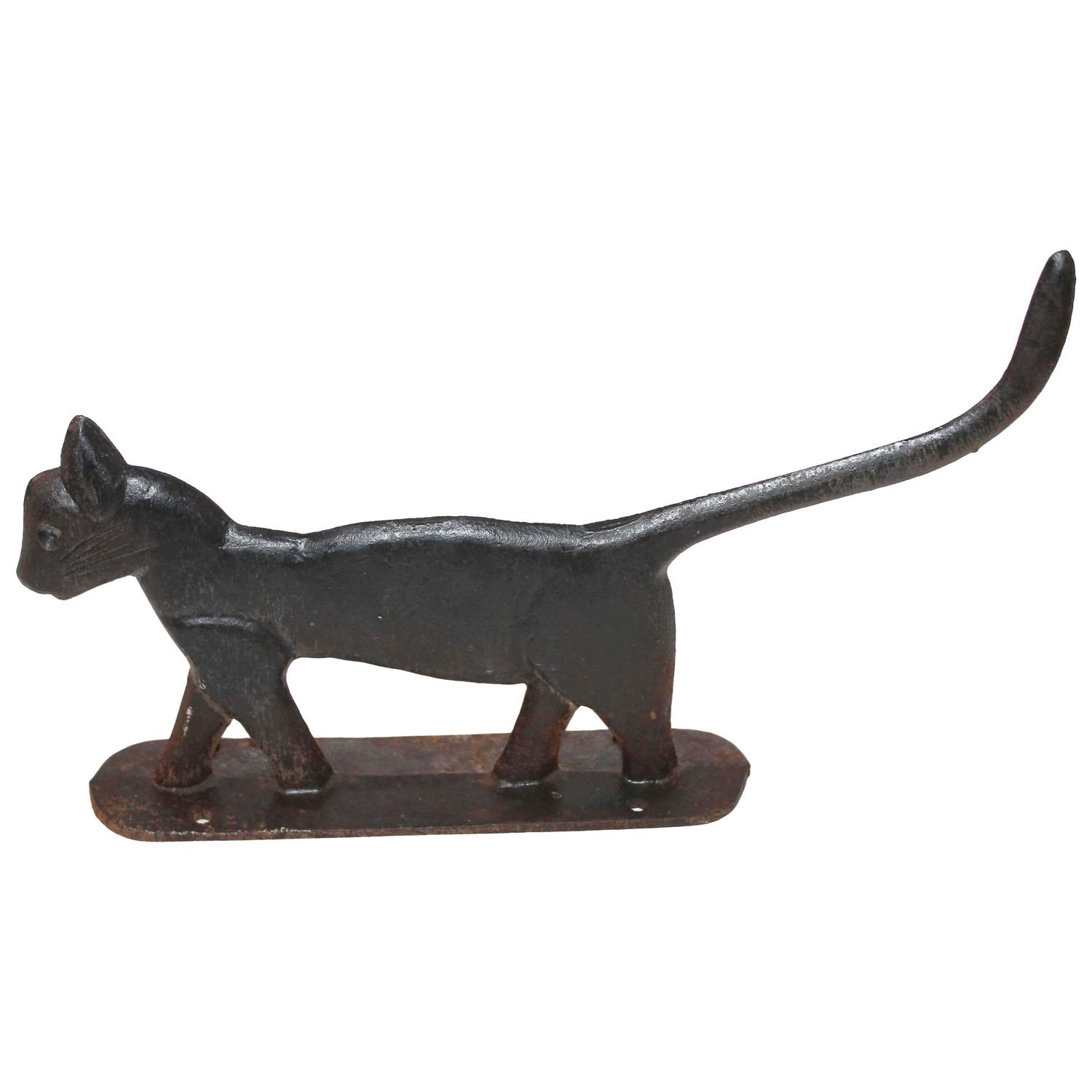 19th Century Cast Iron Cat Boot Scraper at 1stdibs