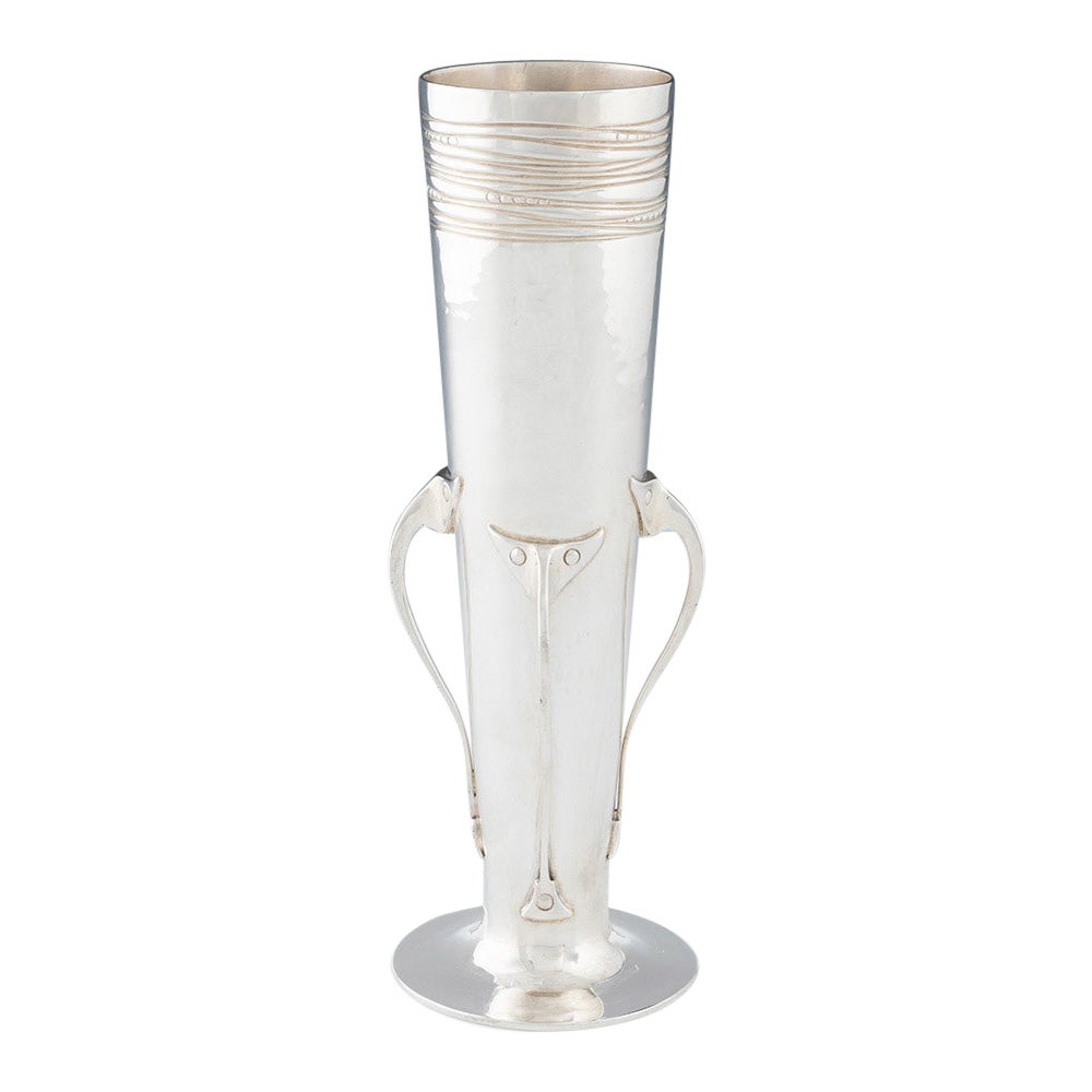 Liberty & Co Cymric Silver Vase – Archibald Knox London 1899