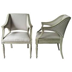 Pair of Swedish Neoclassical Chairs