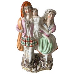 Antike viktorianische Staffordshire Figur
