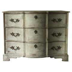 18th Century Swedish Period Rococo Chest of Drawers