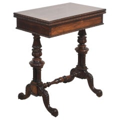 Tavolo da gioco con design Gillows del XIX secolo