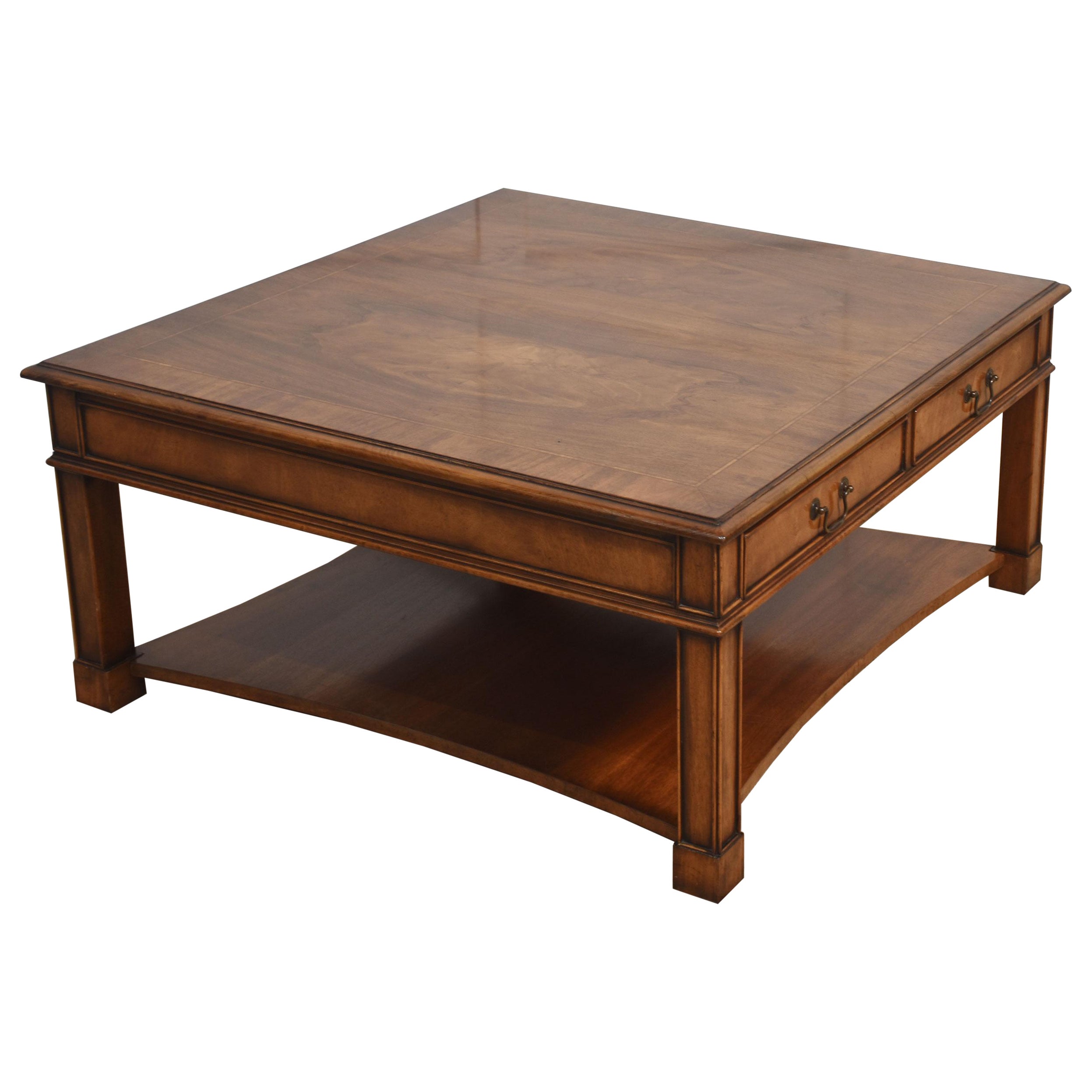 Table basse en acajou