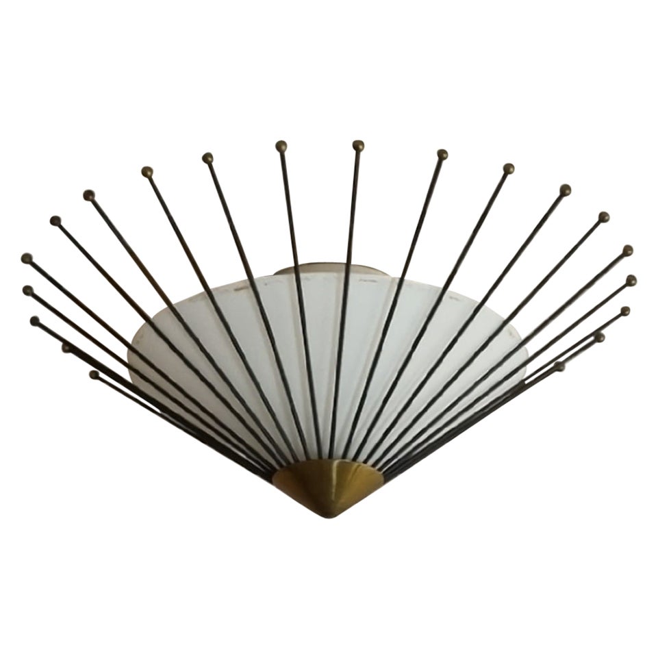 Rare ceiling lamp designed by Angelo Lelii for Arredoluce 1950s