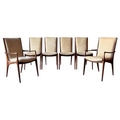 Rare Early Set of Six Vladimir Kagan Sling Chairs, circa 1950