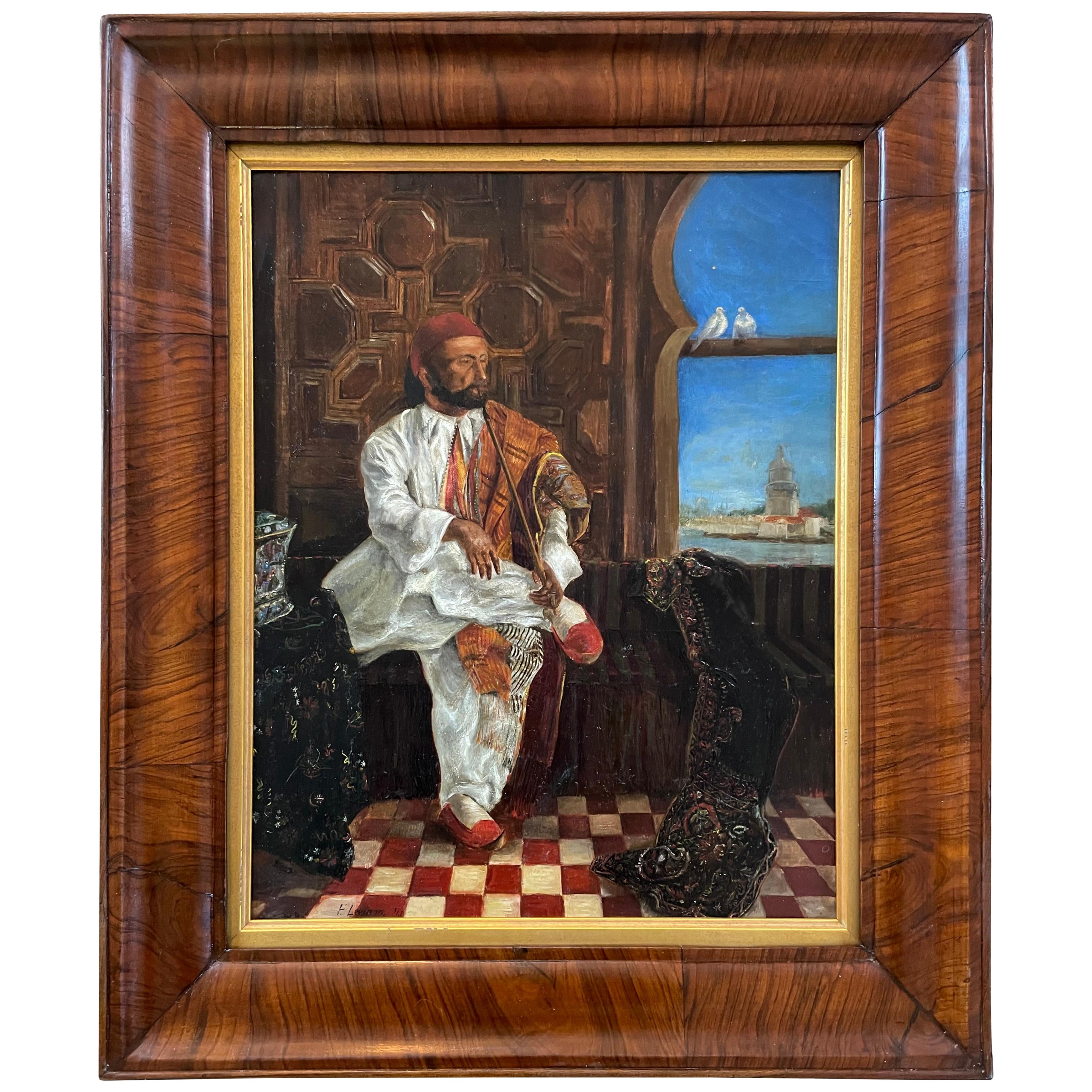 F. Leeman, Opium Smoker, 1860 For Sale