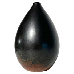 Carl-Harry Stalhane Vase Stoneware Rörstrand Ceramic Sweden 1950s