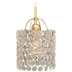 Petit Floral Glass Chandelier