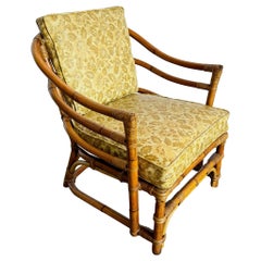 Boho Chic Bamboo Rattan Lounge Chair