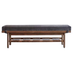 Oak Bench by Lawrence Peabody for Nemschoff, C. 1950s