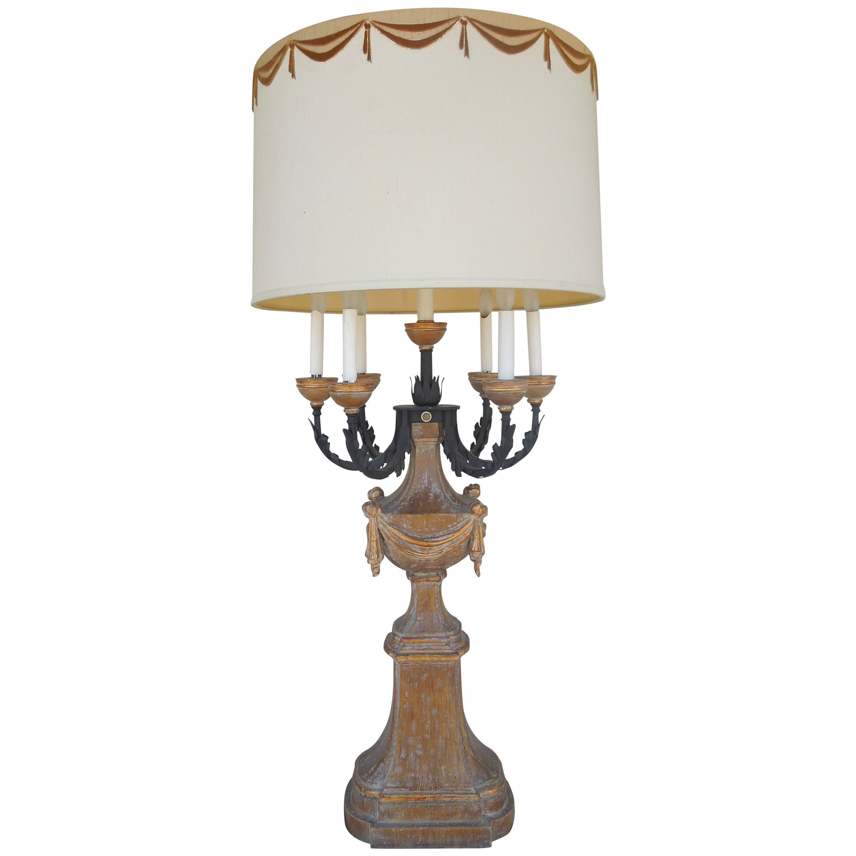 Iconic 1950s Marbro Regency Candelabra Lamp