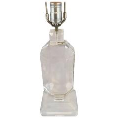 C. Hollis Lucite Table Lucite Lamp 2