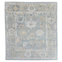 Square Turkish Oushak Rug 9' x 10' #17647