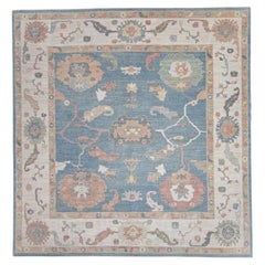 Square Turkish Oushak Rug 11'9" x 12'3" #17352