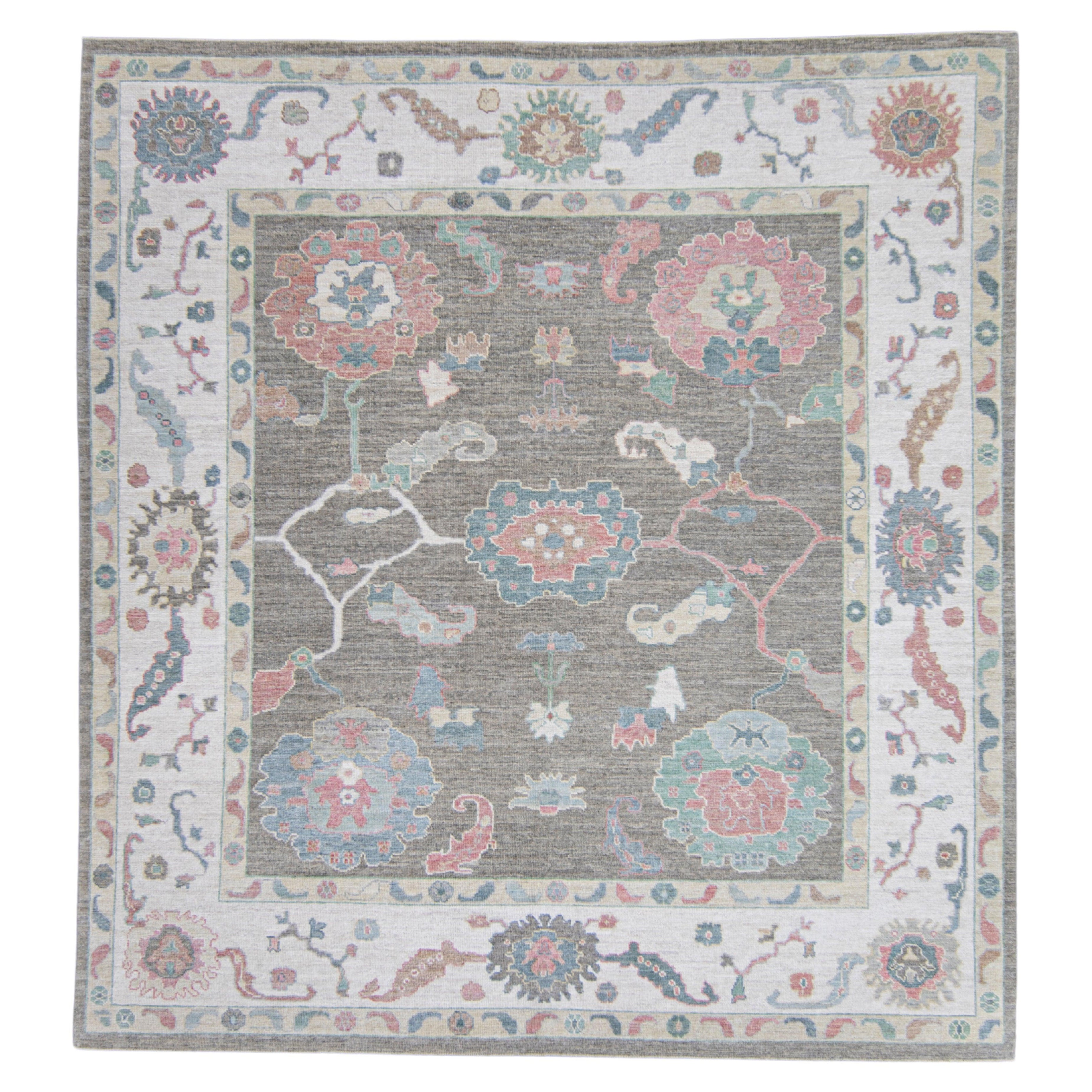 Square Turkish Oushak Rug 9'11" x 10'8" #17350