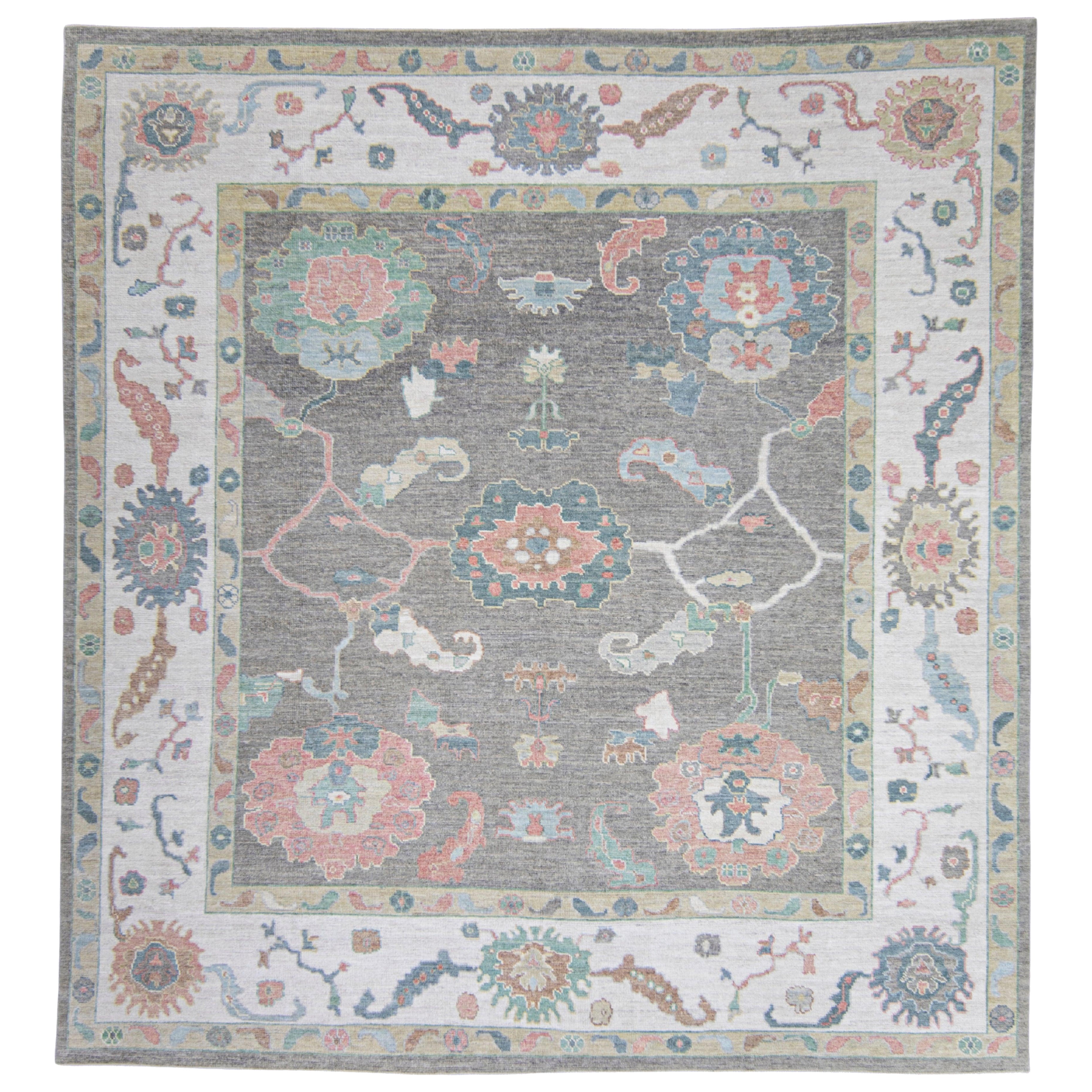 Turkish Oushak Rug 9'11" x 10'7" #17337