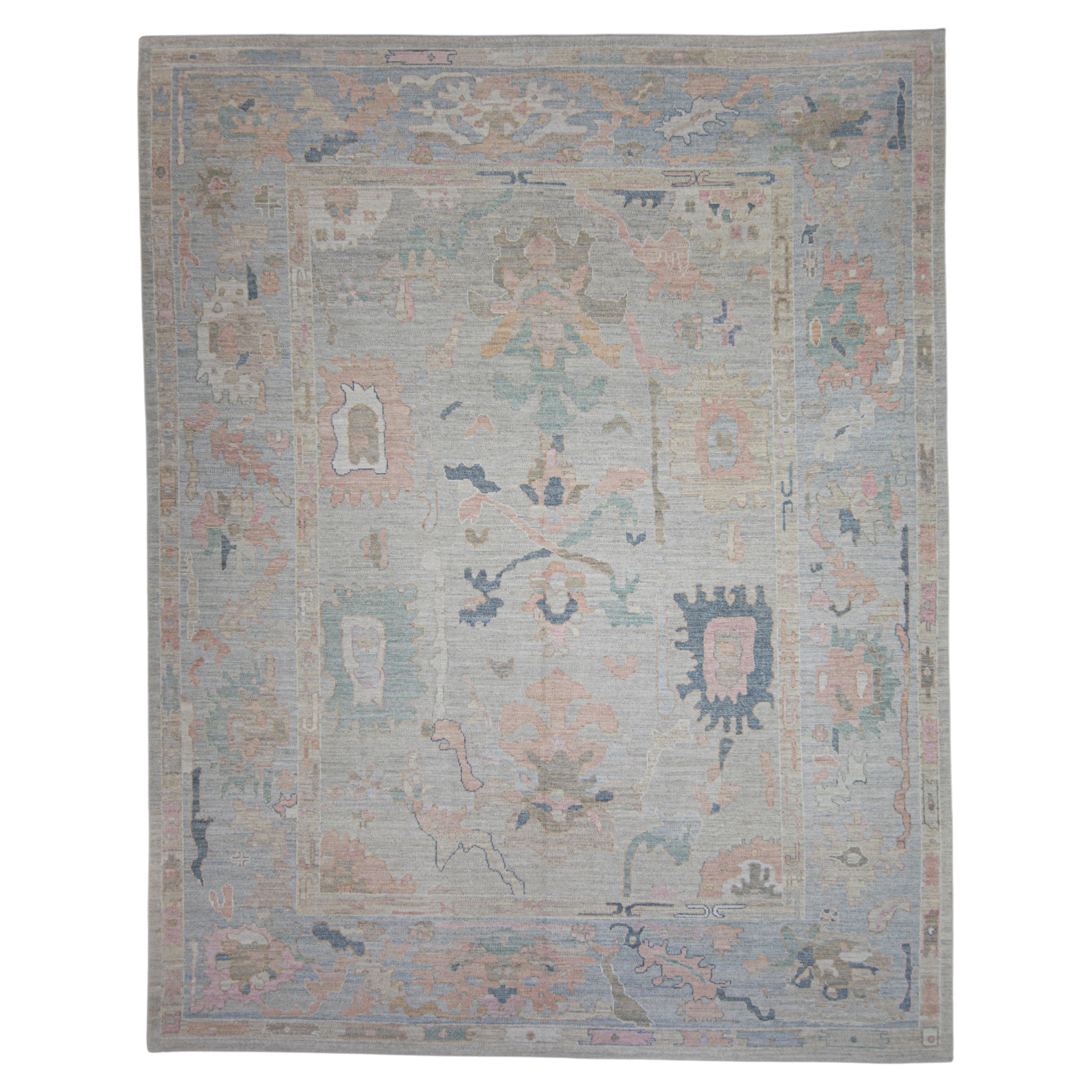 Alfombra turca Oushak 12'6" x 15'11" #17366