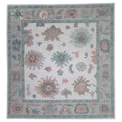 Square Turkish Oushak Rug 11'10" x 12'7" #17300