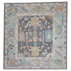 Square Turkish Oushak Rug 12'3" x 12'10" #17355