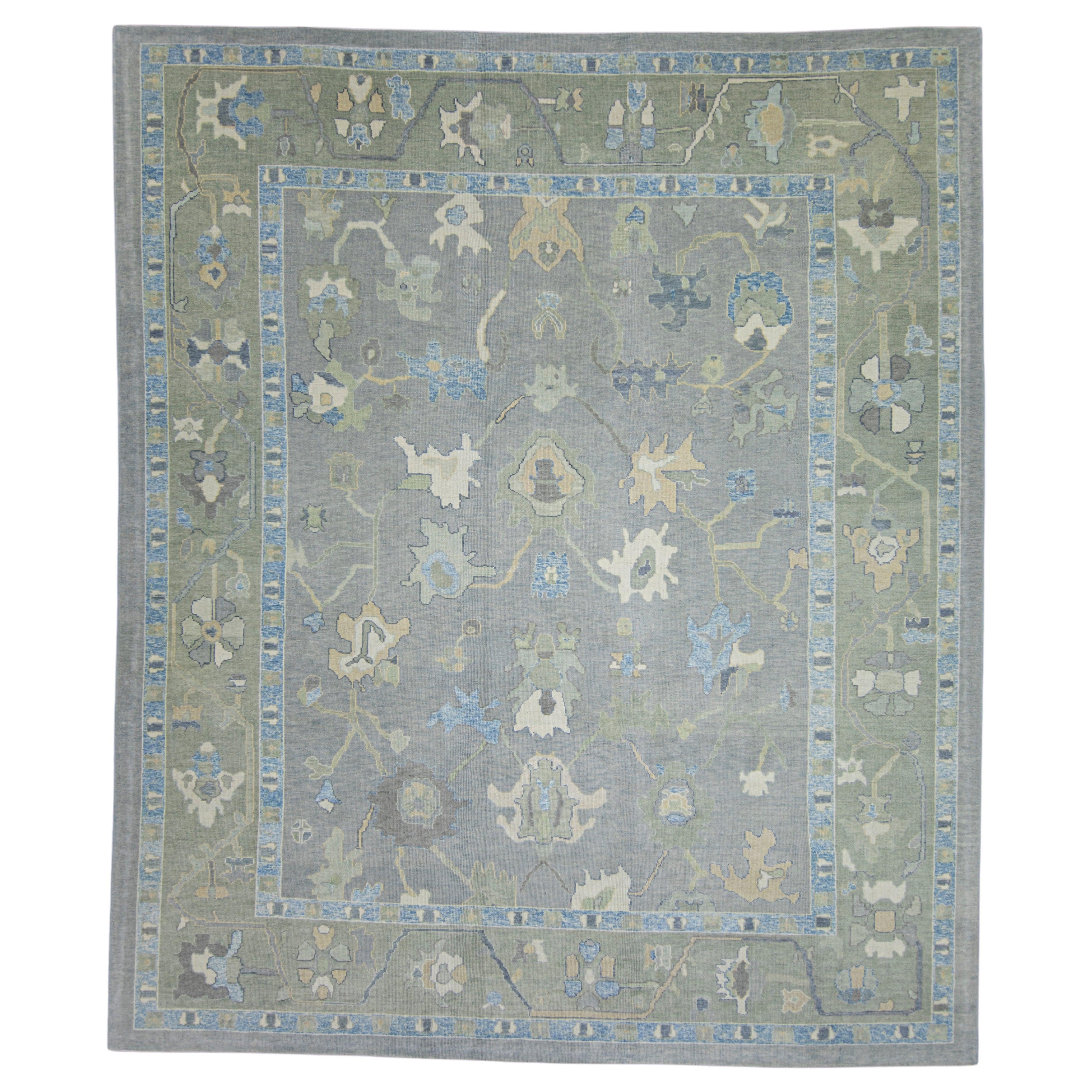 Turkish Oushak Rug 12'6" x 14'10" #17105