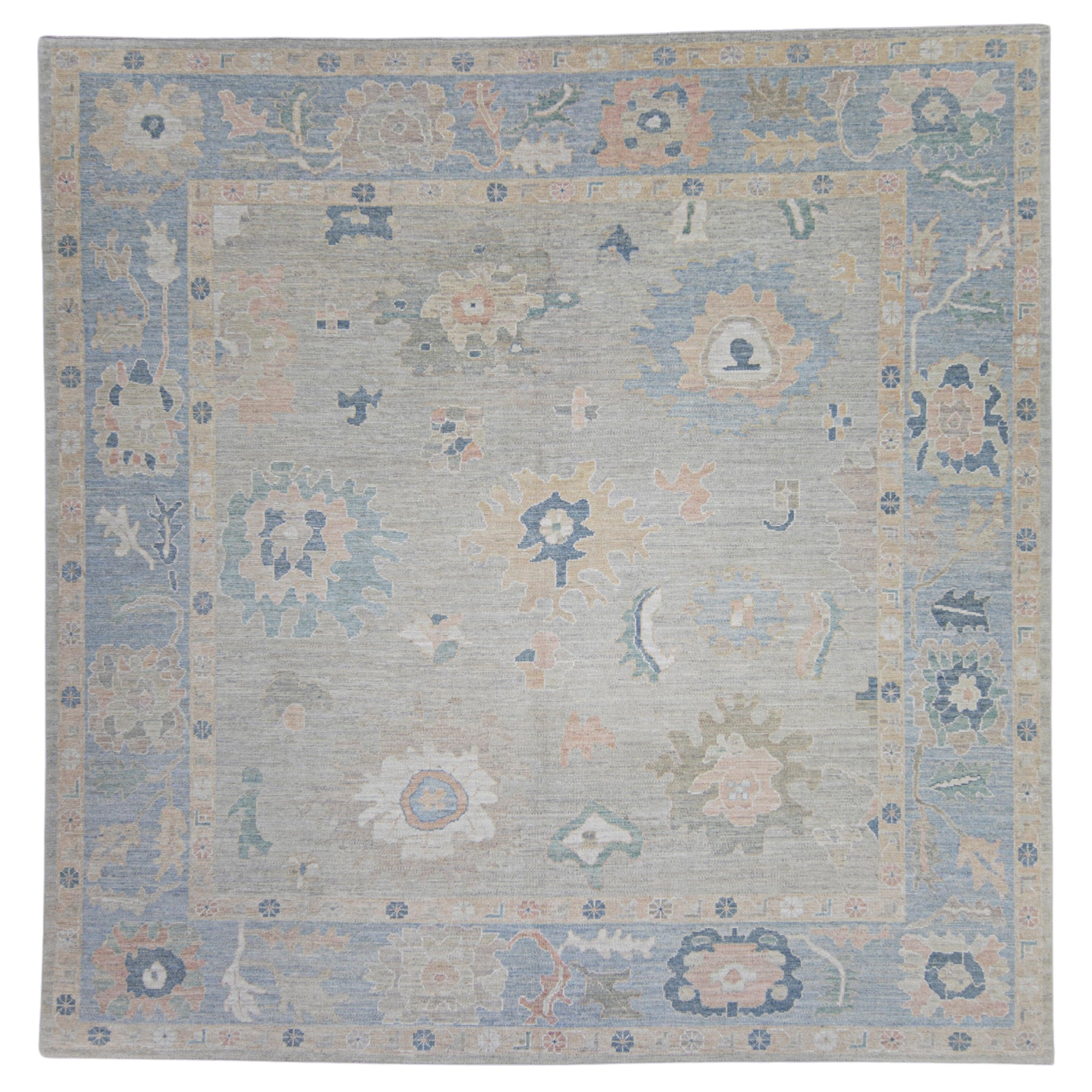 Square Turkish Oushak Rug 12'3" x 12'5" #17230