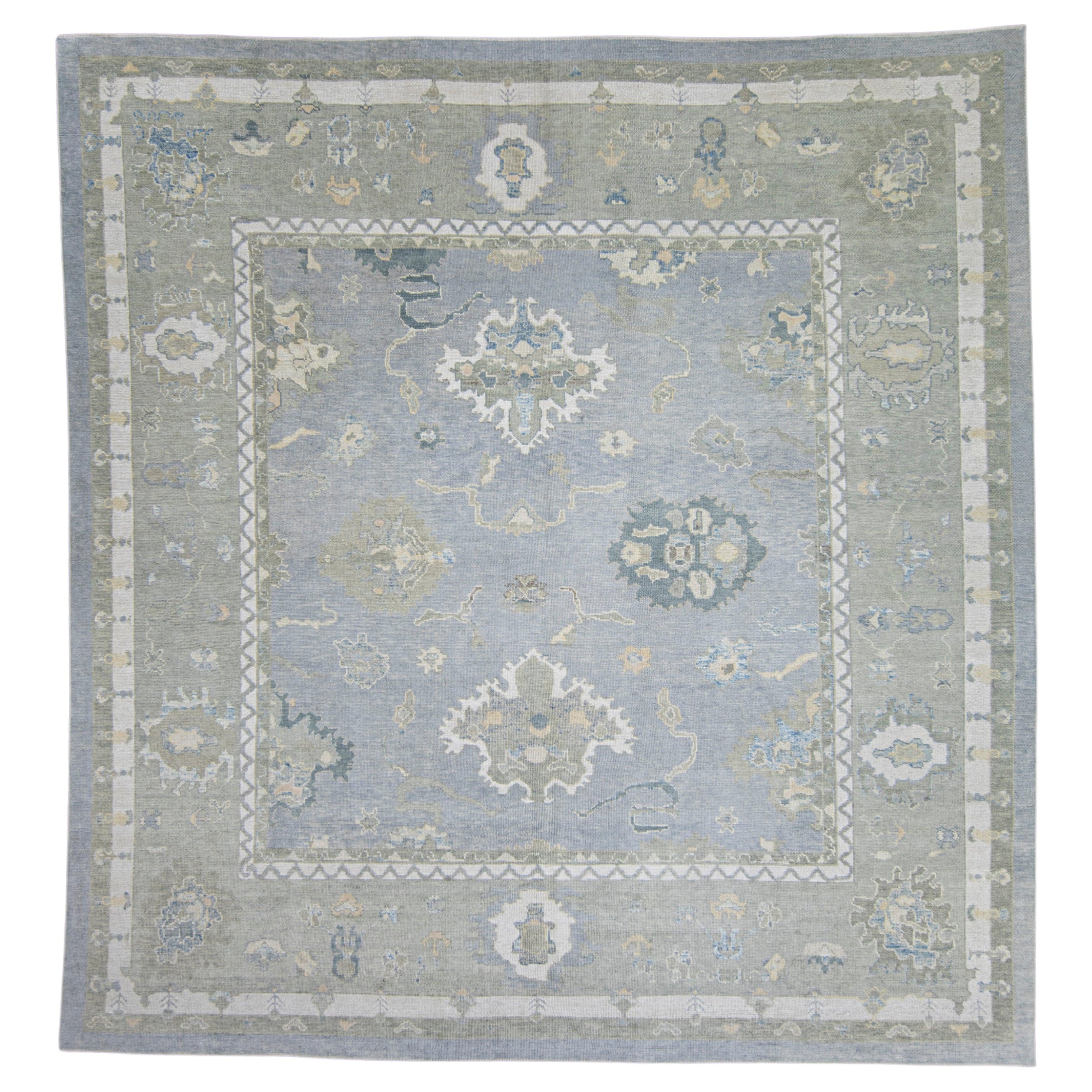 Square Turkish Oushak Rug 12'1" x 12'9" #17122