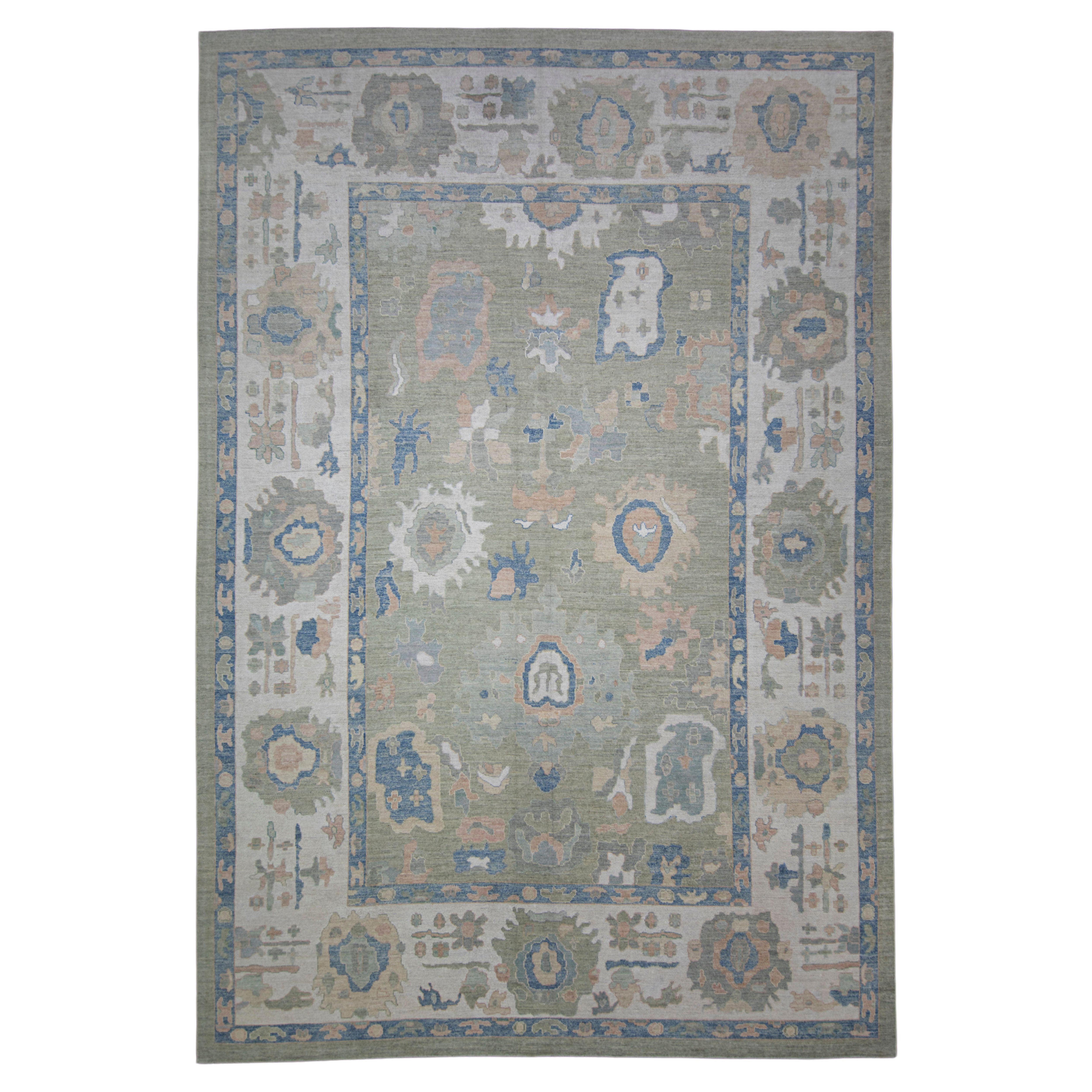 Alfombra turca Oushak 12'10" x 18'11" #17867