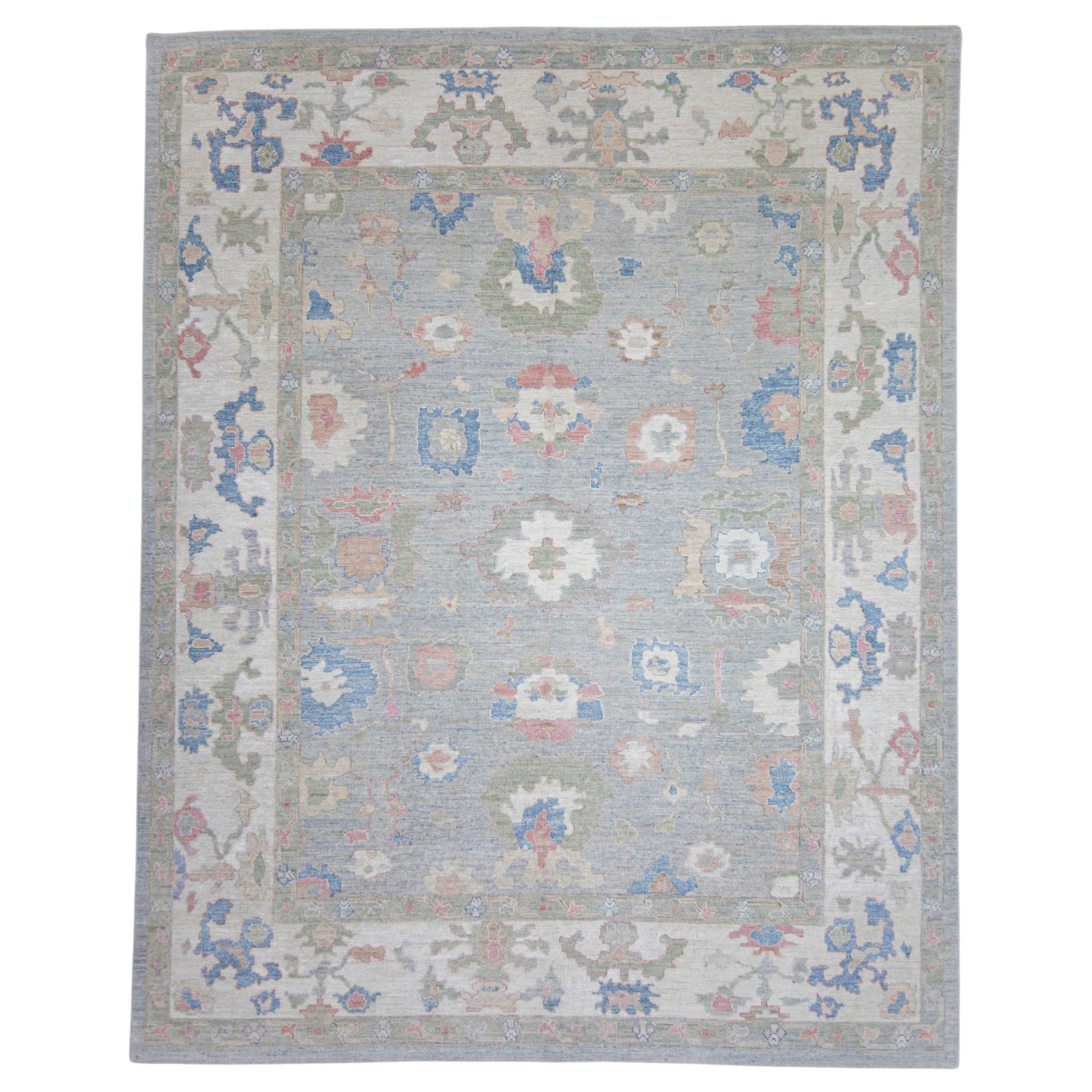 Alfombra turca Oushak 11'10" x 14'10" #17948