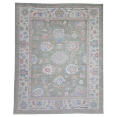 Tappeto Oushak turco 12'1" x 15' #17824