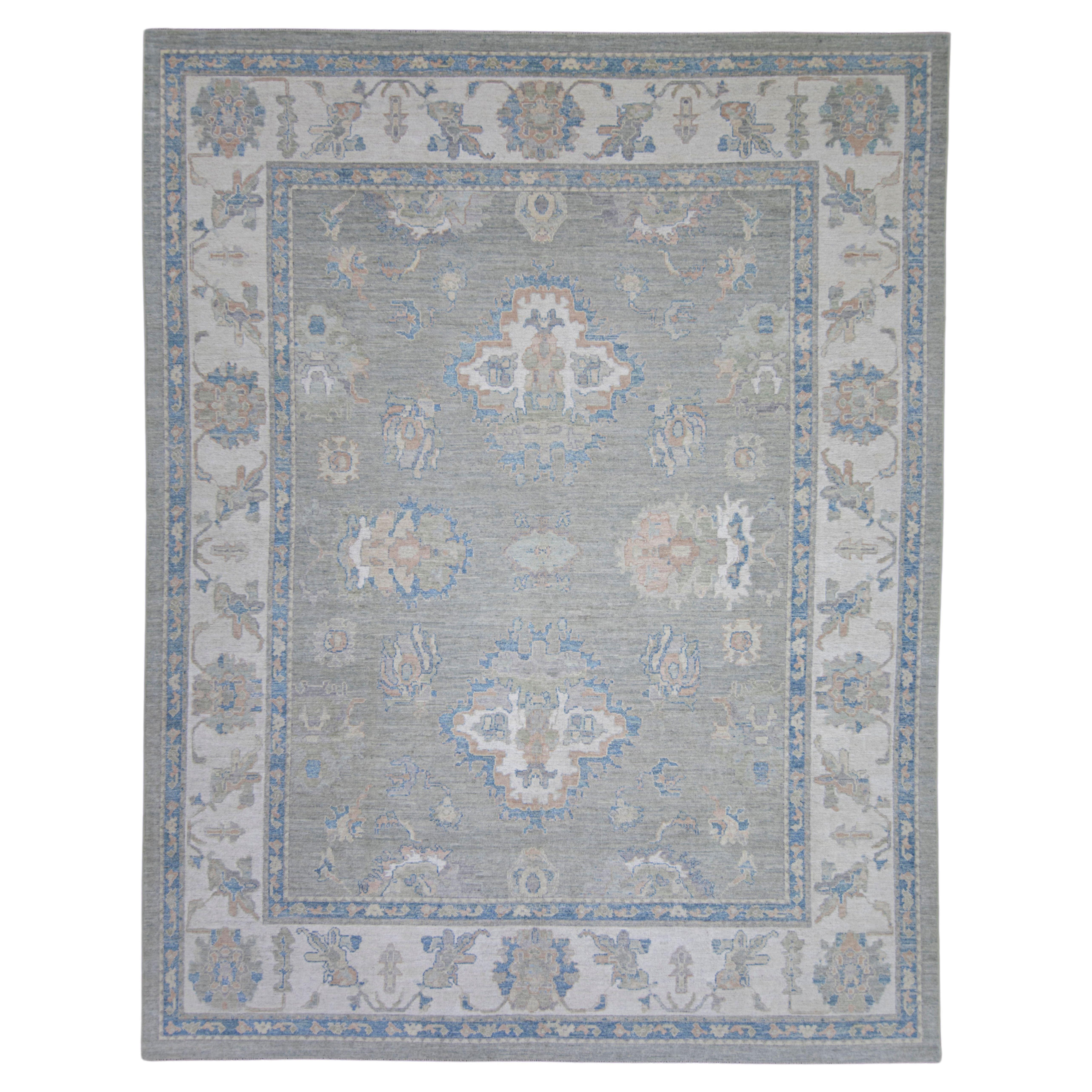 Turkish Oushak Rug 11'9" x 15'1" #17812