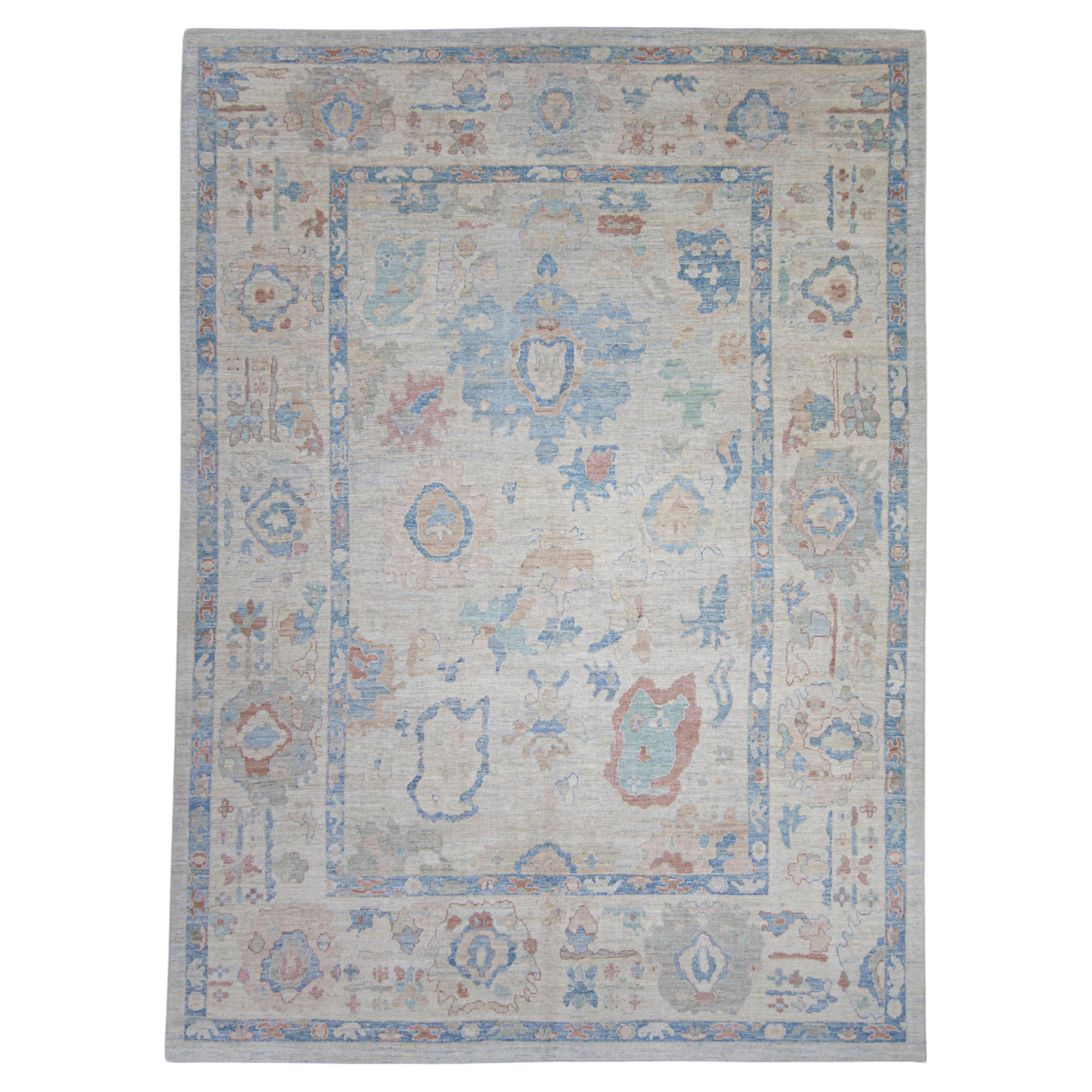Turkish Oushak Rug 11'3" x 15'5" #17930 For Sale